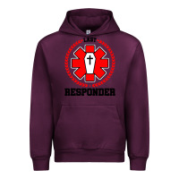 Mauve Wine morgue embalmer funeral director mortician Urban Hoodie - artisFamous