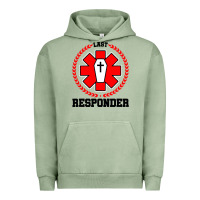 Pigment Oil Green morgue embalmer funeral director mortician Urban Hoodie - artisFamous