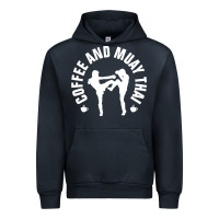Navy caffè e muay thai divertente Urban Hoodie - artisFamous