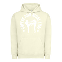 Pigment Pistachio caffè e muay thai divertente Urban Hoodie - artisFamous