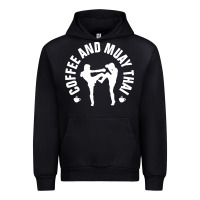 Black caffè e muay thai divertente Urban Hoodie - artisFamous