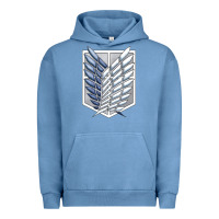 Pigment Pebble Blue Titan Japan Urban Hoodie - artisFamous