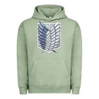 Pigment Oil Green Titan Japan Urban Hoodie - artisFamous