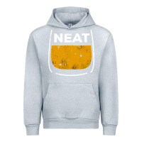 Heather Grey neat whiskey glass Urban Hoodie - artisFamous