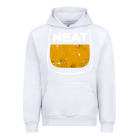 White neat whiskey glass Urban Hoodie - artisFamous