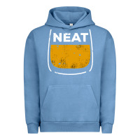 Pigment Pebble Blue neat whiskey glass Urban Hoodie - artisFamous