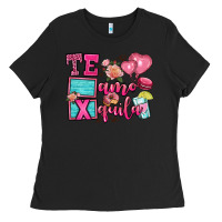 Black te amo te quila Ladies Tee - OliviaCreatesArt