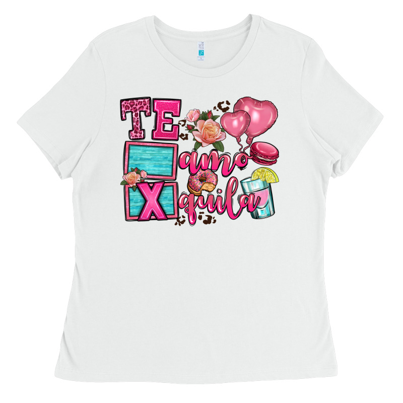 Te Amo Te Quila Ladies Tee by OliviaCreatesArt | Teevron