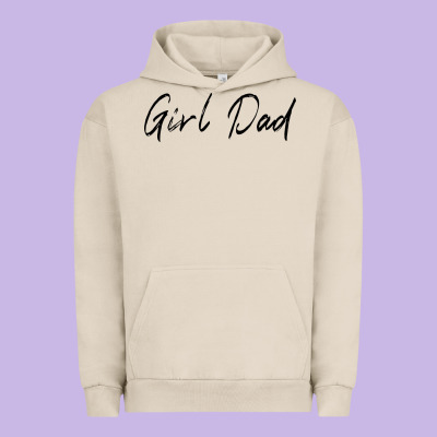 Girl Dad Urban Hoodie Designed By Artisfamous