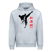 Heather Grey shotokan karate Urban Hoodie - artisFamous