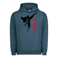 Pigment Midnight Navy shotokan karate Urban Hoodie - artisFamous