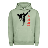 Pigment Oil Green shotokan karate Urban Hoodie - artisFamous