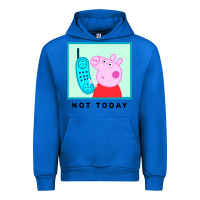Cobalt peppa pig not today Urban Hoodie - artisFamous