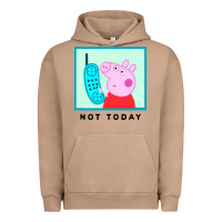 Pigment Burro peppa pig not today Urban Hoodie - artisFamous