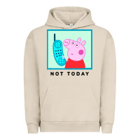 Pigment French Oak peppa pig not today Urban Hoodie - artisFamous