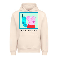 Sandshell peppa pig not today Urban Hoodie - artisFamous