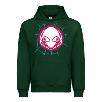 Forest Green spider girl Urban Hoodie - artisFamous