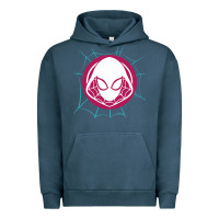 Pigment Midnight Navy spider girl Urban Hoodie - artisFamous