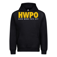 Black HWPO - HARD WORK PAYS OFF Urban Hoodie - artisFamous