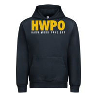 Navy HWPO - HARD WORK PAYS OFF Urban Hoodie - artisFamous