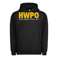 Pigment Black HWPO - HARD WORK PAYS OFF Urban Hoodie - artisFamous