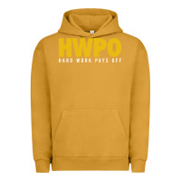 Pigment Peanut Butter HWPO - HARD WORK PAYS OFF Urban Hoodie - artisFamous