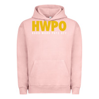 Pigment Salmon HWPO - HARD WORK PAYS OFF Urban Hoodie - artisFamous