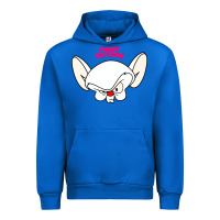 Cobalt pinky and the brain big face Urban Hoodie - artisFamous