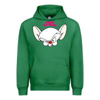 Emerald pinky and the brain big face Urban Hoodie - artisFamous