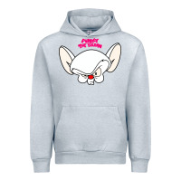 Heather Grey pinky and the brain big face Urban Hoodie - artisFamous