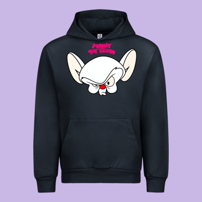 Pinky And The Brain Big Face Urban Hoodie Designed By Artisfamous