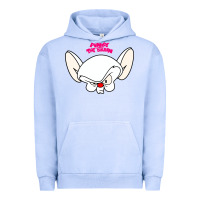 Pigment Grape Ice pinky and the brain big face Urban Hoodie - artisFamous
