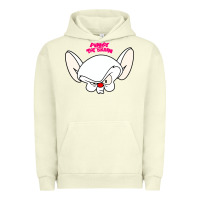Pigment Pistachio pinky and the brain big face Urban Hoodie - artisFamous