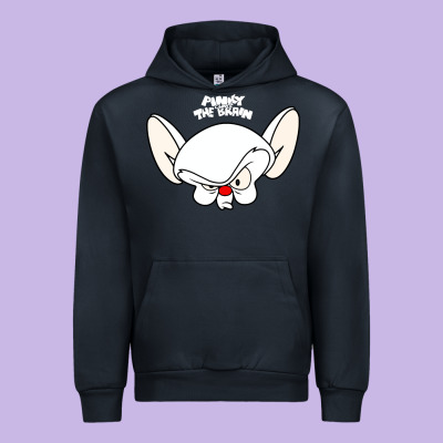 Pinky And The Brain Big Face Urban Hoodie Designed By Artisfamous