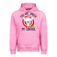 Fuchsia Pink pinky and the brain you are under my control Urban Hoodie - artisFamous