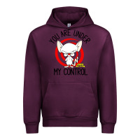 Mauve Wine pinky and the brain you are under my control Urban Hoodie - artisFamous