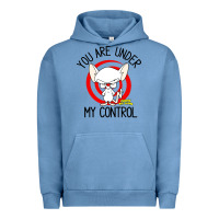 Pigment Pebble Blue pinky and the brain you are under my control Urban Hoodie - artisFamous
