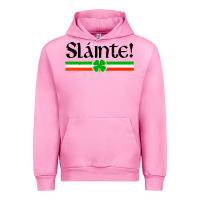 Fuchsia Pink slainte shirt irish cheers toast shamrock Urban Hoodie - artisFamous