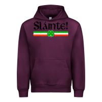 Mauve Wine slainte shirt irish cheers toast shamrock Urban Hoodie - artisFamous