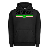 Pigment Black slainte shirt irish cheers toast shamrock Urban Hoodie - artisFamous