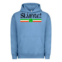 Slainte Shirt Irish Cheers Toast Shamrock Urban Hoodie | Teevron