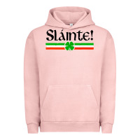 Pigment Salmon slainte shirt irish cheers toast shamrock Urban Hoodie - artisFamous