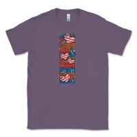 Lavender usa flag and cross penwraps Classic Tee - Artiststas