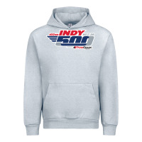 Heather Grey Indy 500 Urban Hoodie - artisFamous