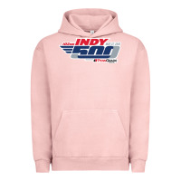 Pigment Salmon Indy 500 Urban Hoodie - artisFamous