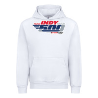 White Indy 500 Urban Hoodie - artisFamous