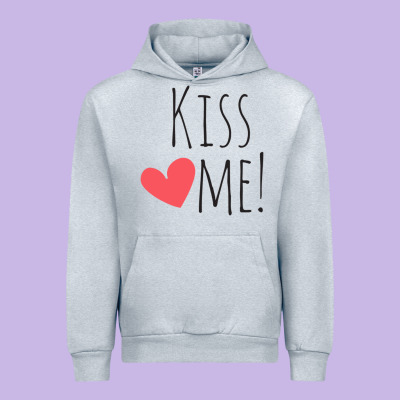 Kiss Me Urban Hoodie Designed By Artisfamous