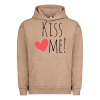 Pigment Burro Kiss Me Urban Hoodie - artisFamous