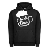 Pigment Black cool drink beer Urban Hoodie - artisFamous