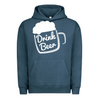 Pigment Midnight Navy cool drink beer Urban Hoodie - artisFamous